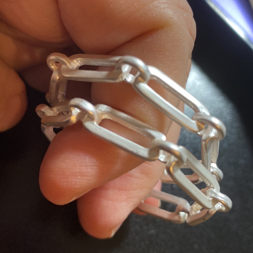 Paperclip earrings - Picture 3 of 4